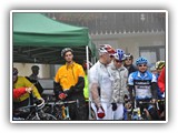 Vor dem Start im Regen