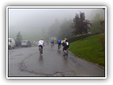 Der Start im Regen