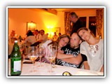 beim Abendessen